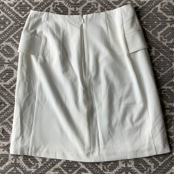 NWOT Nine West White A-Line Skirt - Picture 2 of 5